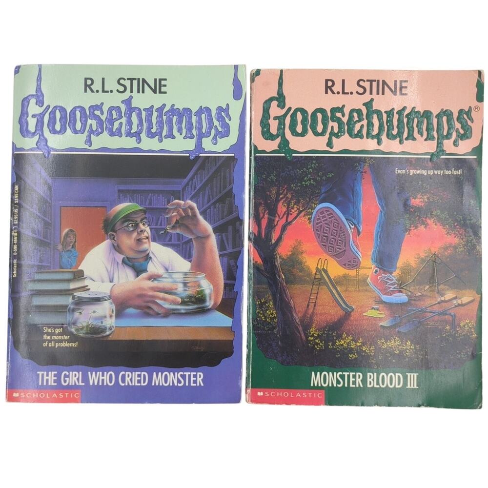 Goosebumps Lot R.L. Stine The Girl Who Cried Monster #8 Monster Blood III #29